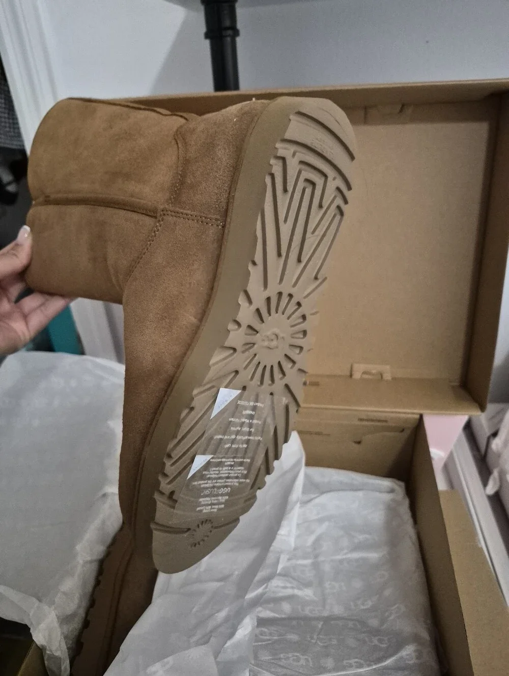 UGG Classic Tall Suede Winter Boot - Chestnut Brown